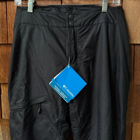 NWT Columbia Black Bugaboo Omnitech Snow/Ski/Snowboard Pants in Women's Small - Picture 6 of 13